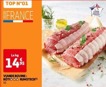 Auchan VIANDE BOVINE RÔTI RUMSTECK offre
