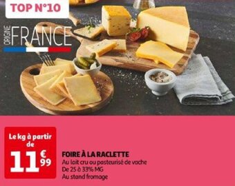 Auchan FOIRE À LA RACLETTE offre