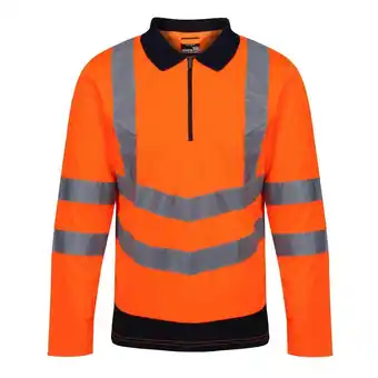 Decathlon Polo homme (orange / bleu marine) offre