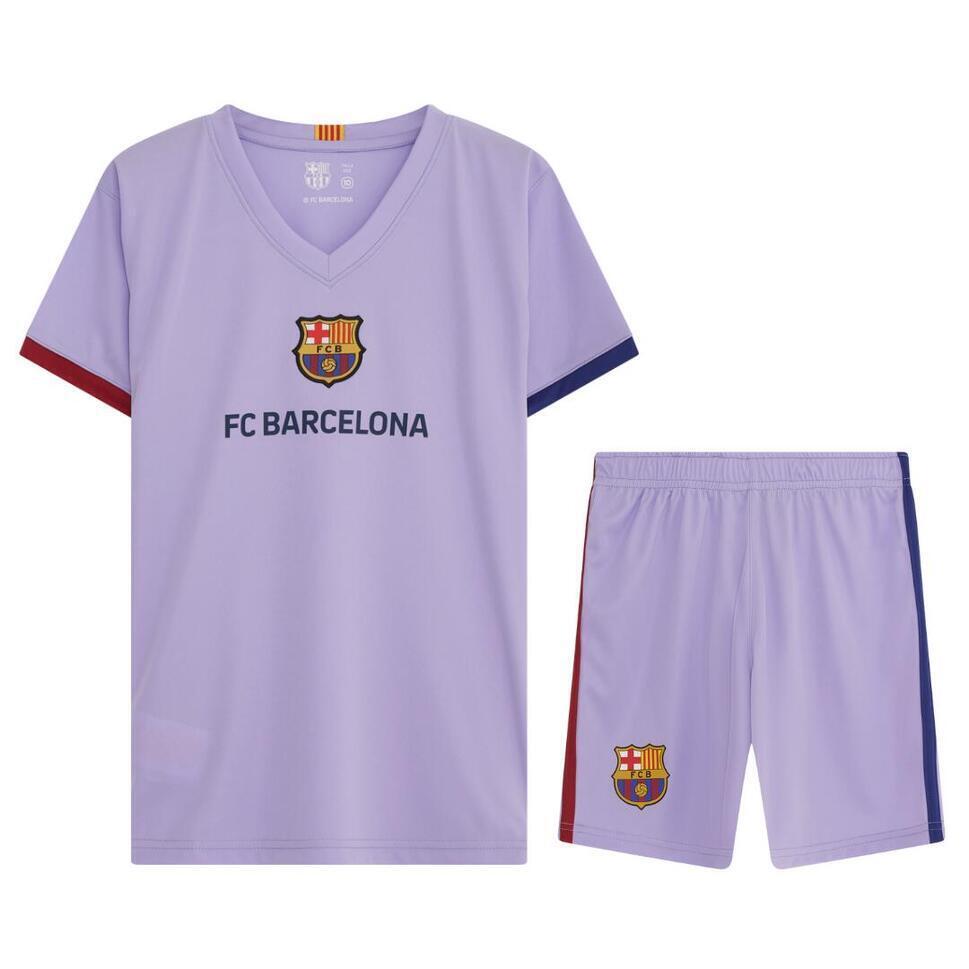 Promo Kit de football fc barcelona frenkie away 21/22 enfant chez Decathlon