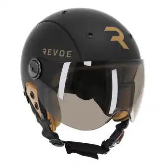 Decathlon Casque avec visière reglable, protection oreille amovible revoe premium offre