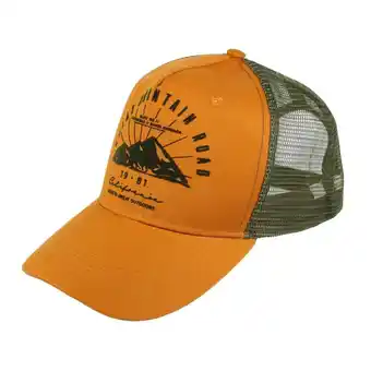 Decathlon Casquette trucker tassian homme (orange foncé / kaki foncé) offre