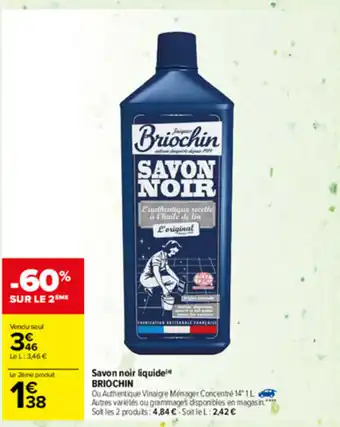 Savon noir liquide Briochin