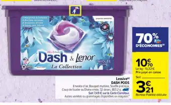 Carrefour Lessive Dash Pods offre
