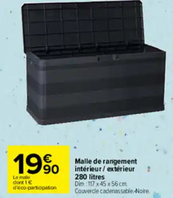 Malle de rangement Intérieur /Extérieur