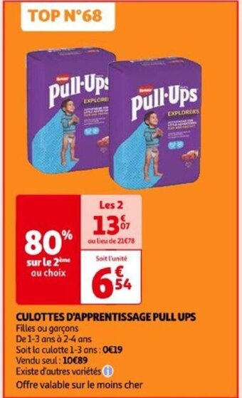 CULOTTES D'APPRENTISSAGE PULL UPS