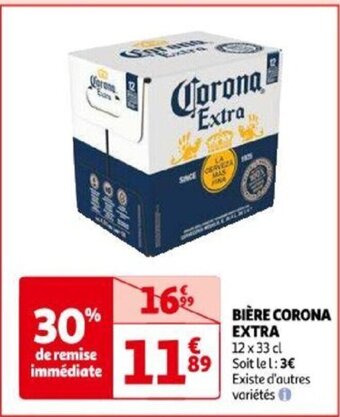 Auchan BIÈRE CORONA EXTRA offre