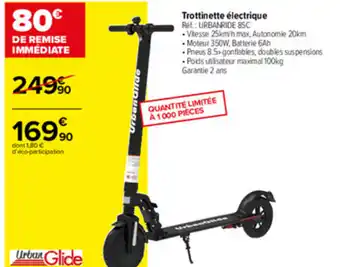 Carrefour Trottinette électrique offre