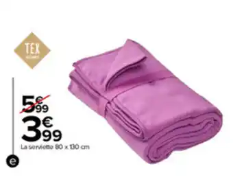 Carrefour Serviette Microfibre offre