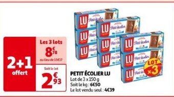 Auchan PETIT ECOLIER LU offre