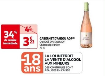 Auchan CABERNET D'ANJOU AOP offre