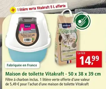 Maxi Zoo Maisson de toilette vitakraft offre