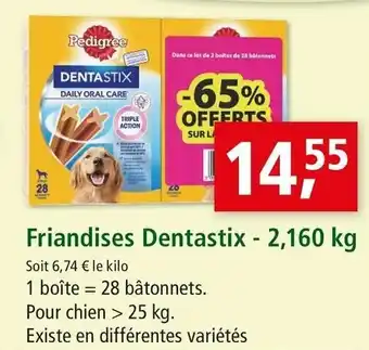 Maxi Zoo Friandises dentastix offre
