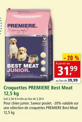 Maxi Zoo Croquettes premiere best meat offre