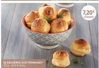 Intermarché 16 Gougères aux Fromages offre