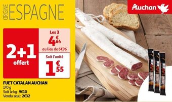 Auchan FUET CATALAN AUCHAN offre