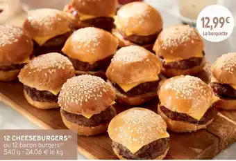 Intermarché 12 Cheeseburgers offre