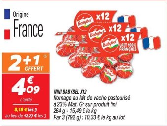 Netto MINI BABYBEL X12 offre