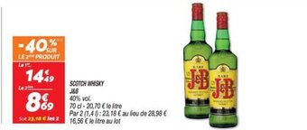 SCOTCH WHISKY J&B