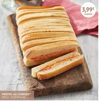 Intermarché Préfou Au Chorizo offre