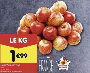 Leader Price POMME BICOLORE VRAC Cat 1 offre