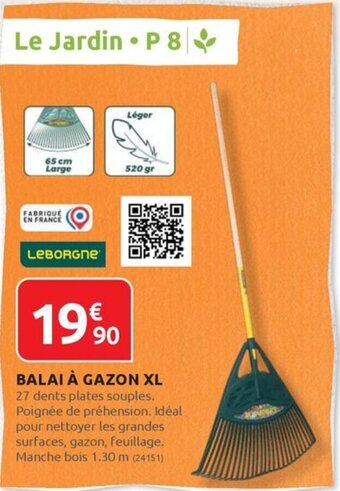 Rural Master BALAI À GAZON XL offre