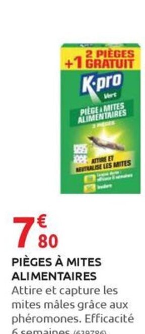 Rural Master PIÈGES À MITES ALIMENTAIRES offre