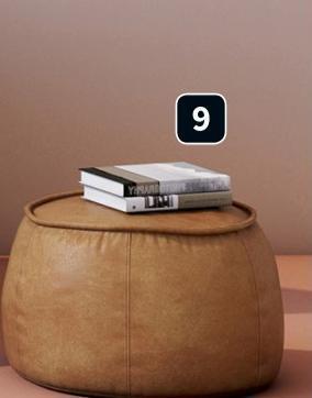 Pouf lucie vintage