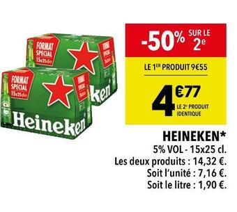 Supeco Heineken heineken offre