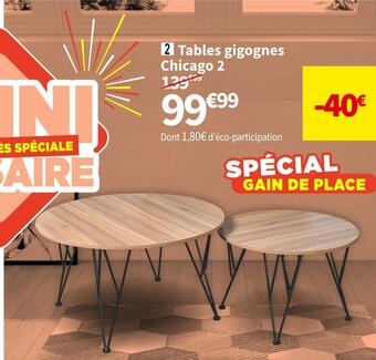 Tables basses gigognes chicago 2