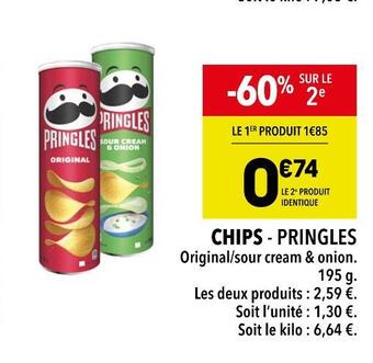 Supeco Pringles chips offre