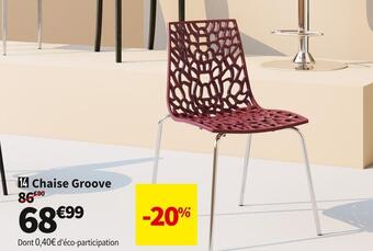 Conforama Chaise groove offre