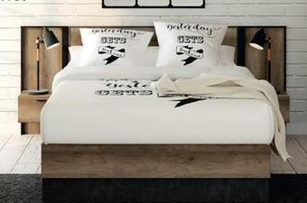 Conforama Lit adulte 140x190 cm offre