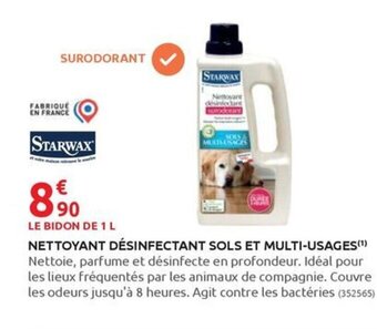 Rural Master NETTOYANT DÉSINFECTANT SOLS ET MULTI-USAGES offre