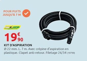 Rural Master KIT D'ASPIRATION offre
