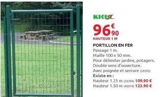 PORTILLON EN FER