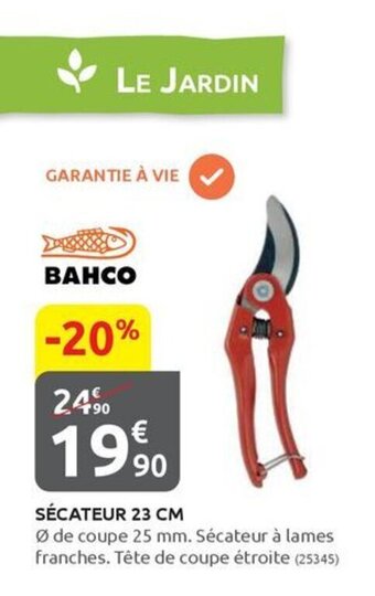 Rural Master SÉCATEUR 23 CM offre