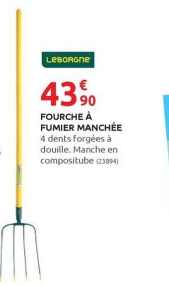 Rural Master FOURCHE À FUMIER MANCHÉE offre