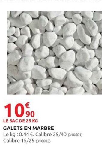 Rural Master GALETS EN MARBRE offre