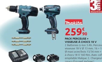 Rural Master PACK PERCEUSE + VISSEUSE À CHOCS 18 V offre