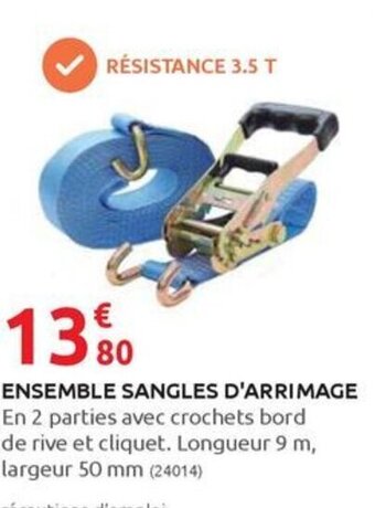 Rural Master ENSEMBLE SANGLES D'ARRIMAGE offre