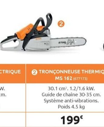 Rural Master TRONÇONNEUSE THERMIQUE MS offre