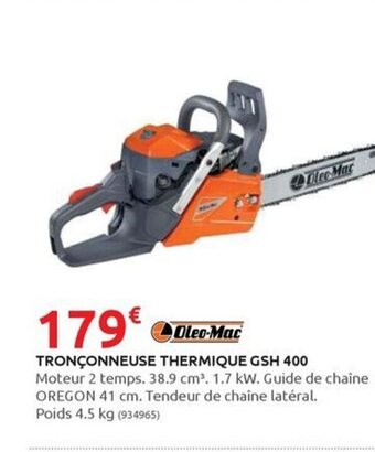 Rural Master TRONÇONNEUSE THERMIQUE GSH offre