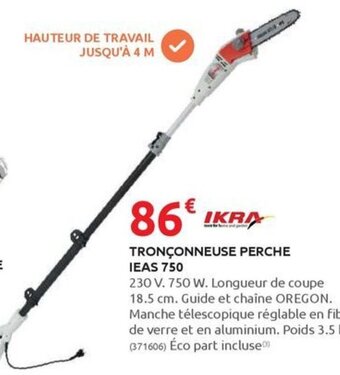 Rural Master TRONÇONNEUSE PERCHE IEAS 750 offre