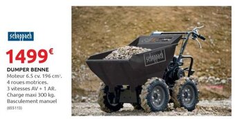 Rural Master DUMPER BENNE offre