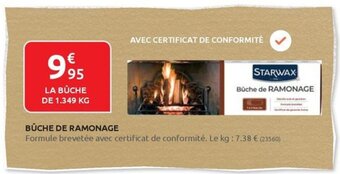 Rural Master BÛCHE DE RAMONAGE offre