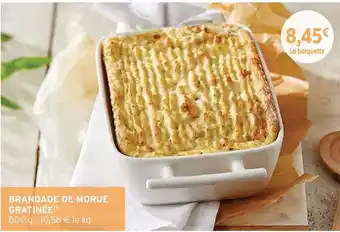 Intermarché Brandade De morue gratinée offre