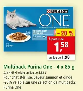 Maxi Zoo Multipack purina one offre