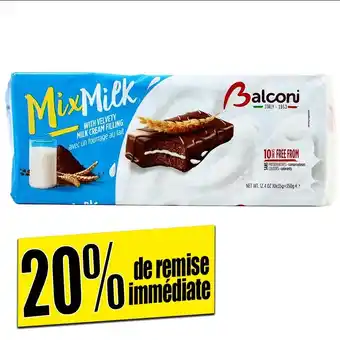 Norma 10 mini génoises choco fourrées au lait offre