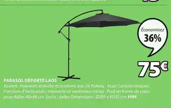 JYSK Parasol déporté laos offre